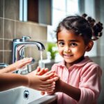 The 20child 20is 20being 20washed