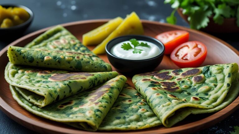 spinach paratha