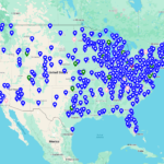 SR USA locations 105 then plus10