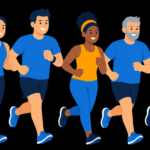 Diverse20Graphic20Characters20Jogging20Happy20Healthy